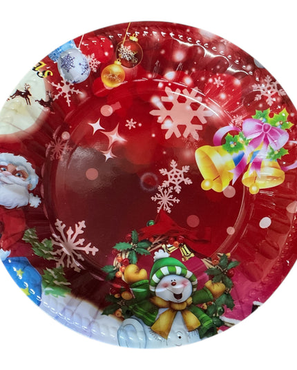 Farfurie plastic Crăciun 21cm