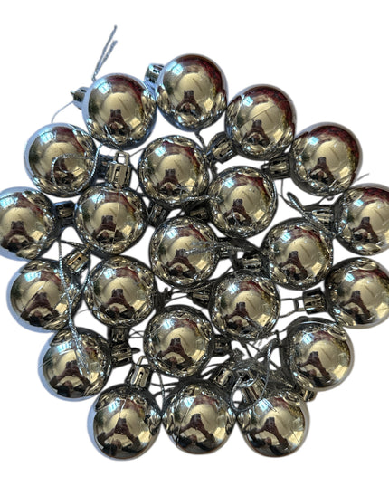 Globuri plastic 100/set 3x4cm