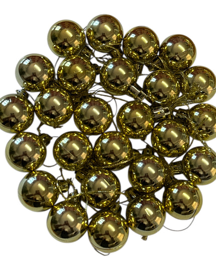 Globuri plastic 100/set 3x4cm