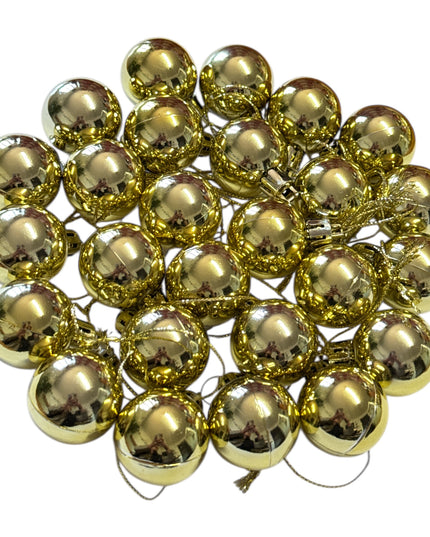 Globuri plastic 100/set 3x4cm