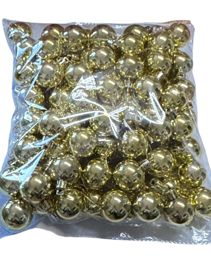 Globuri plastic 100/set 3x4cm