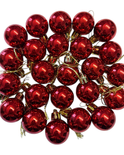 Globuri plastic 100/set 3x4cm