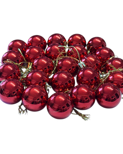 Globuri plastic 100/set 3x4cm