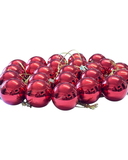 Globuri plastic 100/set 3x4cm