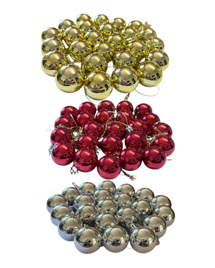 Globuri plastic 100/set 3x4cm