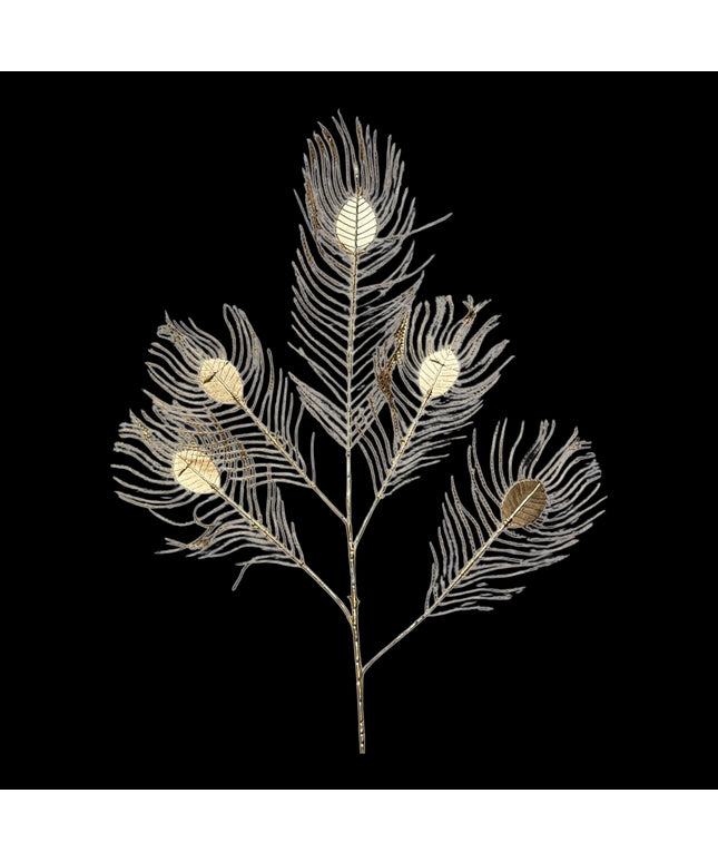 Ramură decorativă cu pene 90cm. 716-23