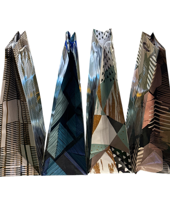 Pungă cadou model Geometric 12/set 32x26cm