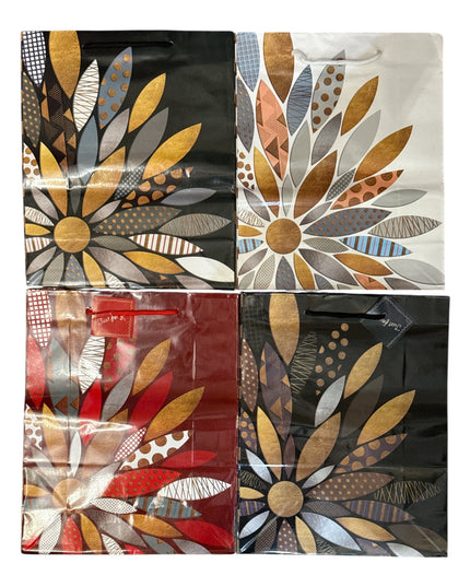 Pungă cadou model Floral 12/set 32x26cm