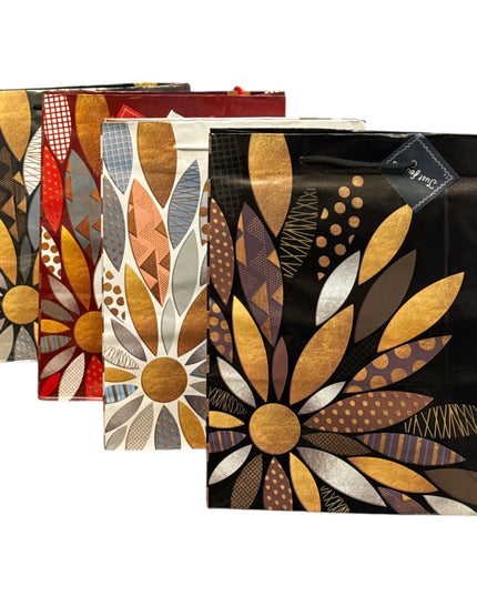 Pungă cadou model Floral 12/set 32x26cm