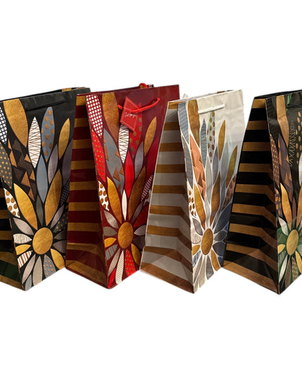 Pungă cadou model Floral 12/set 32x26cm