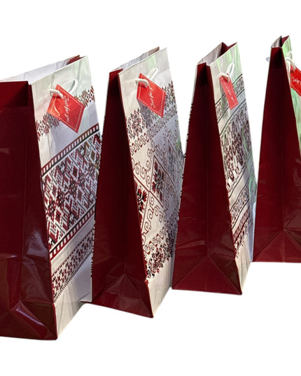 Pungă cadou model Tradițional 12/set 32x26cm