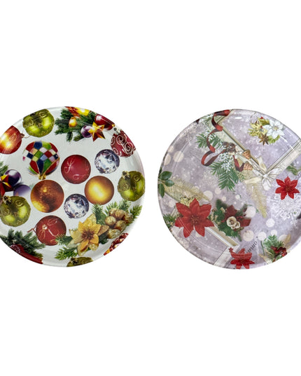 Farfurie plastic Crăciun 22cm
