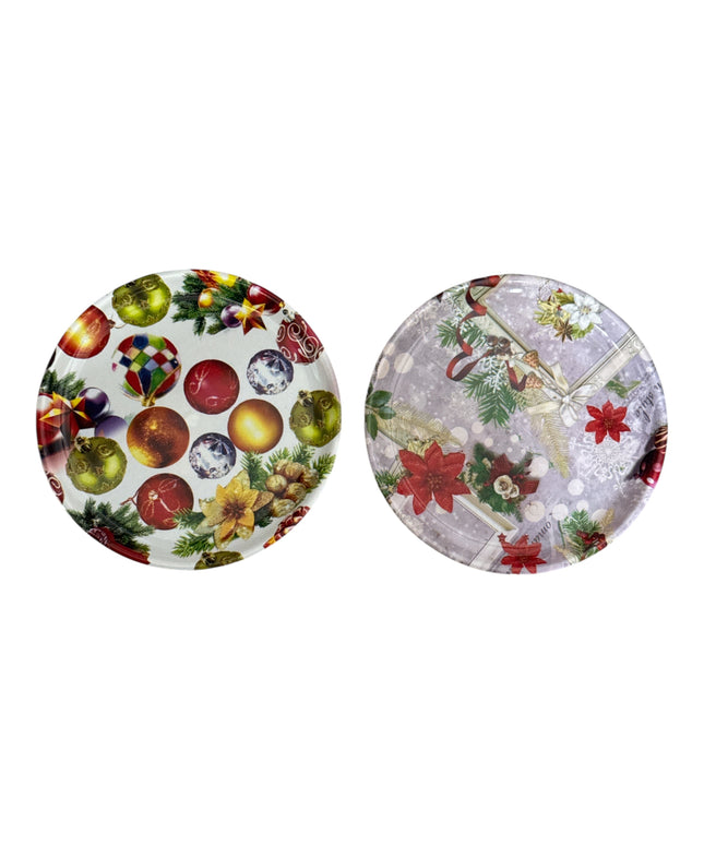 Farfurie plastic Crăciun 22cm