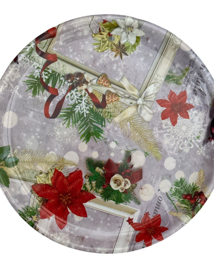 Farfurie plastic Crăciun 22cm