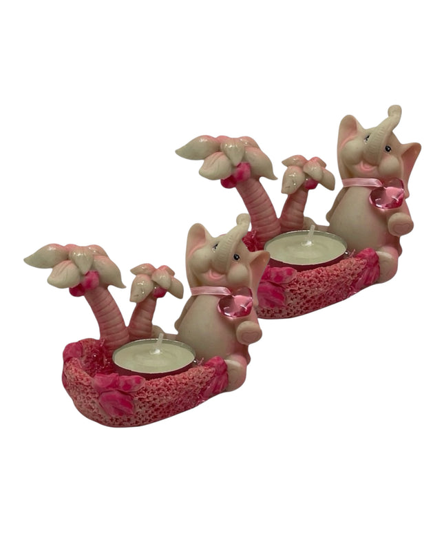 Elefanți suport lumânare 2/set