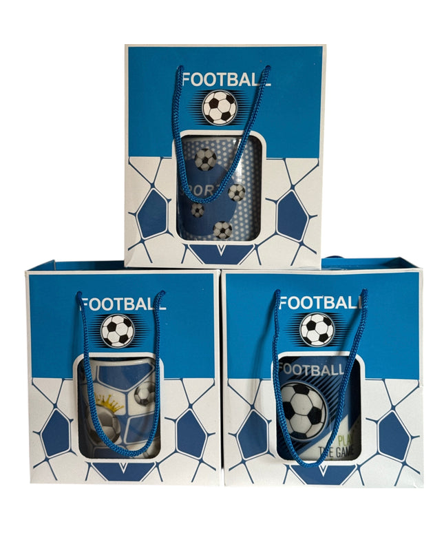 Set cadou cană cu linguriță Football ZH235