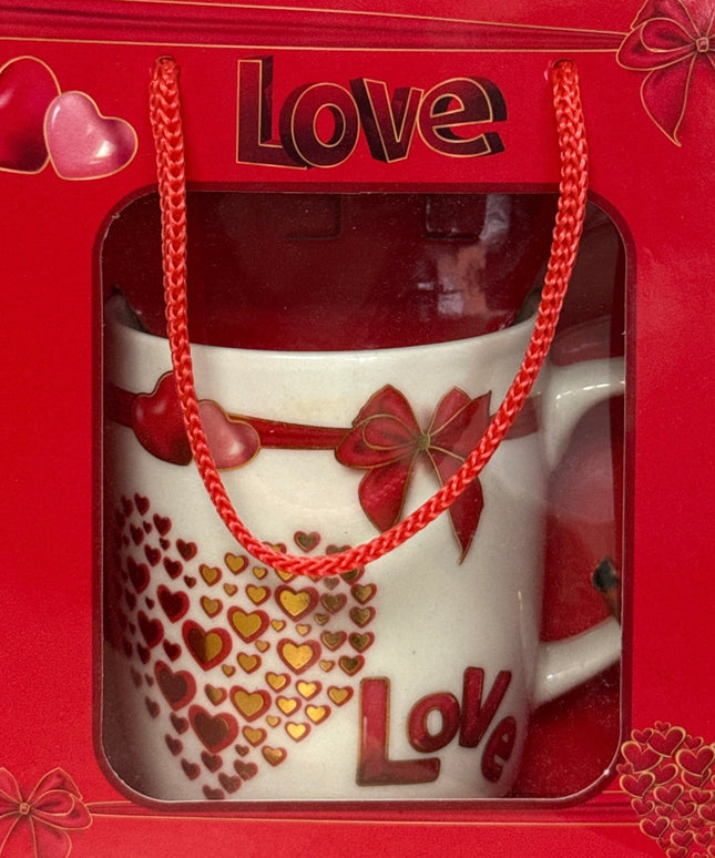 Set cadou cană cu linguriță ZH265