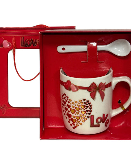 Set cadou cană cu linguriță ZH265