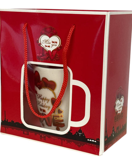 Set cadou cană cu linguriță ZH121/2