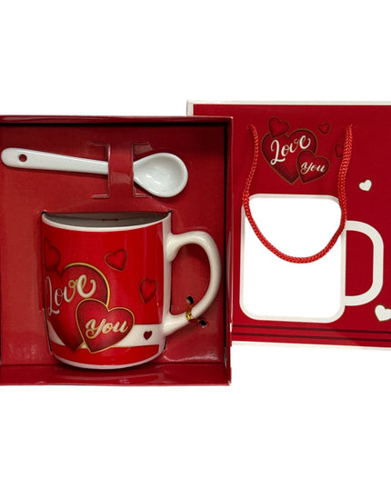 Set cadou cană cu linguriță ZH121/2