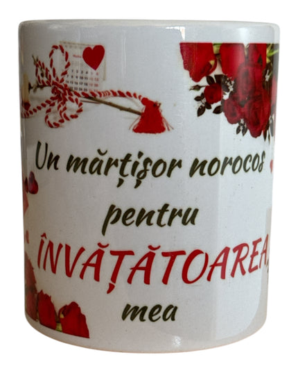Cană cu mesaj Mărțișor pentru Femei 330ml