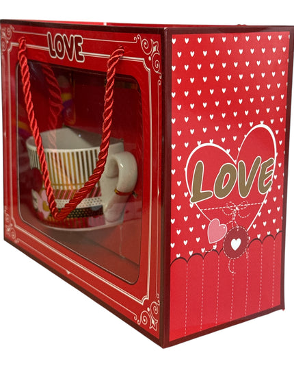 Set cadou ceașcă și farfurie cu linguriță HM192-1