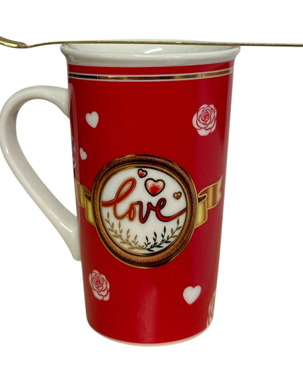 Set cadou cană cu linguriță Love HM358