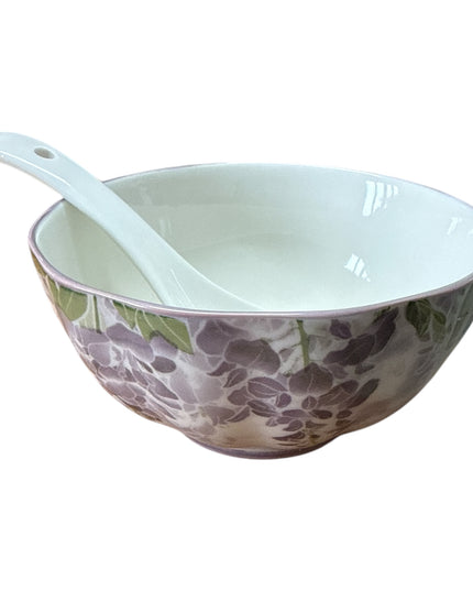 Set cadou 6 boluri Boutique din ceramică cu lingurițe cod1113-6