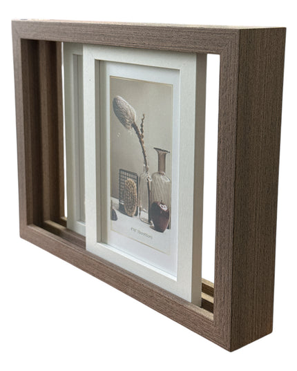 Ramă decorativă dublă, cu glisare 25x19cm cod1115-1