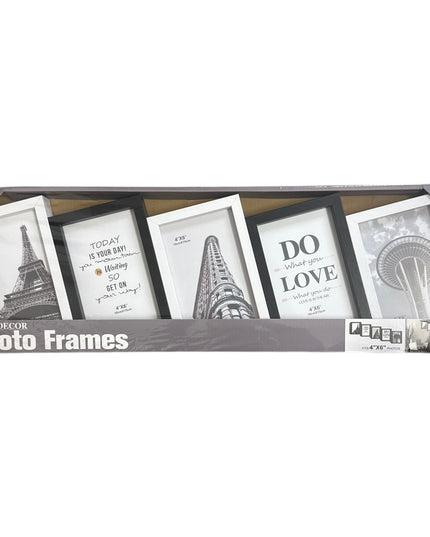 Set decorativ de 5 rame foto 60x19cm cod1115-7