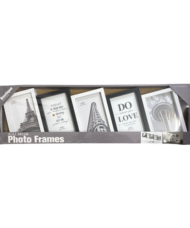 Set decorativ de 5 rame foto 60x19cm cod1115-7