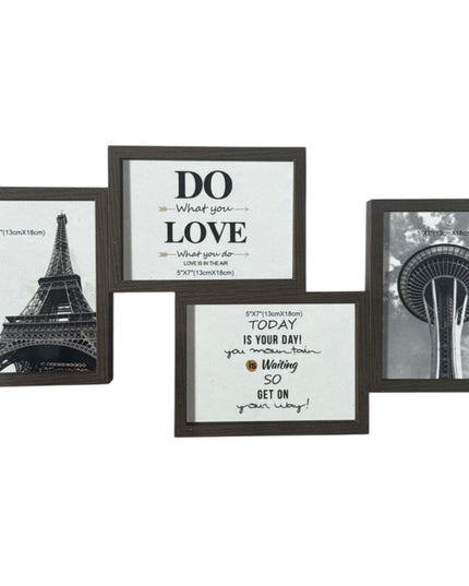 Set decorativ de 4 rame foto 54x28cm cod1115-8