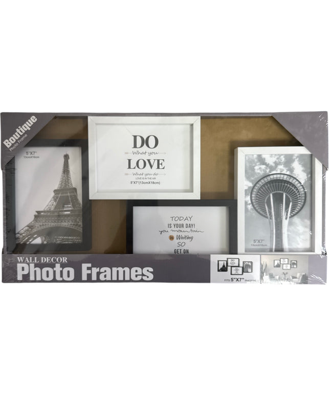 Set decorativ de 4 rame foto 54x28cm cod1115-8