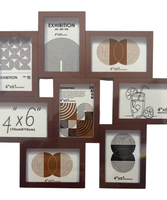 Set decorativ de 8 rame foto 40x45cm cod1115-11