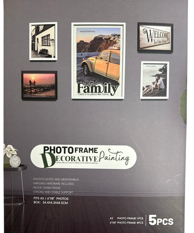 Set 5 rame foto decorative – Wall Decor 44x34cm cod1115-12