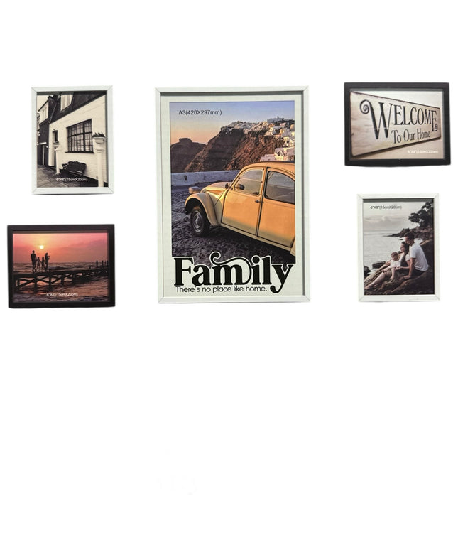 Set 5 rame foto decorative – Wall Decor 44x34cm cod1115-12