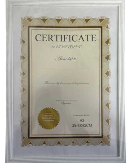 Ramă pentru certificat A3 45x32cm cod1115