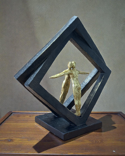 Statuetă Cuplu Abstract 28cm cod1132-8