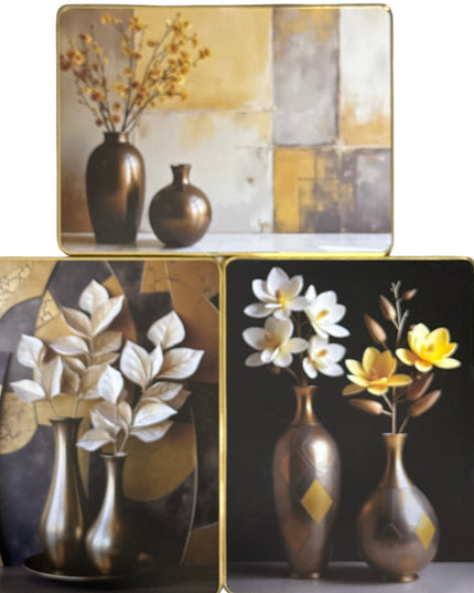 Tablou Vaze Aurii 40x30cm cod 1148-4