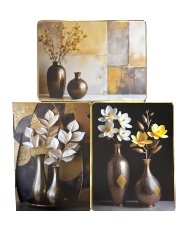 Tablou Vaze Aurii 40x30cm cod 1148-4