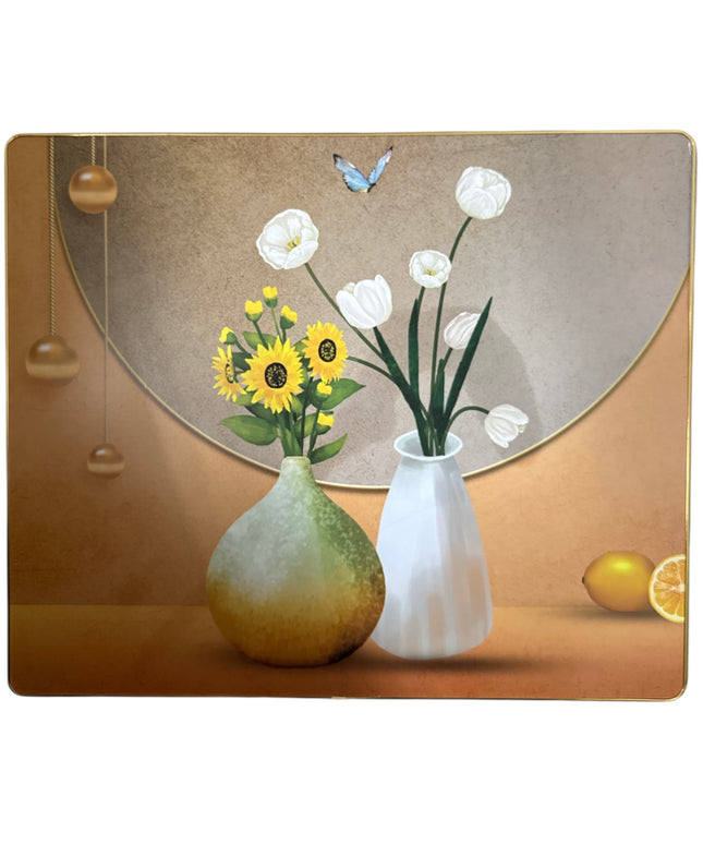 Tablou Decorativ -Flori în Vaze 58x48cm cod 1148-3