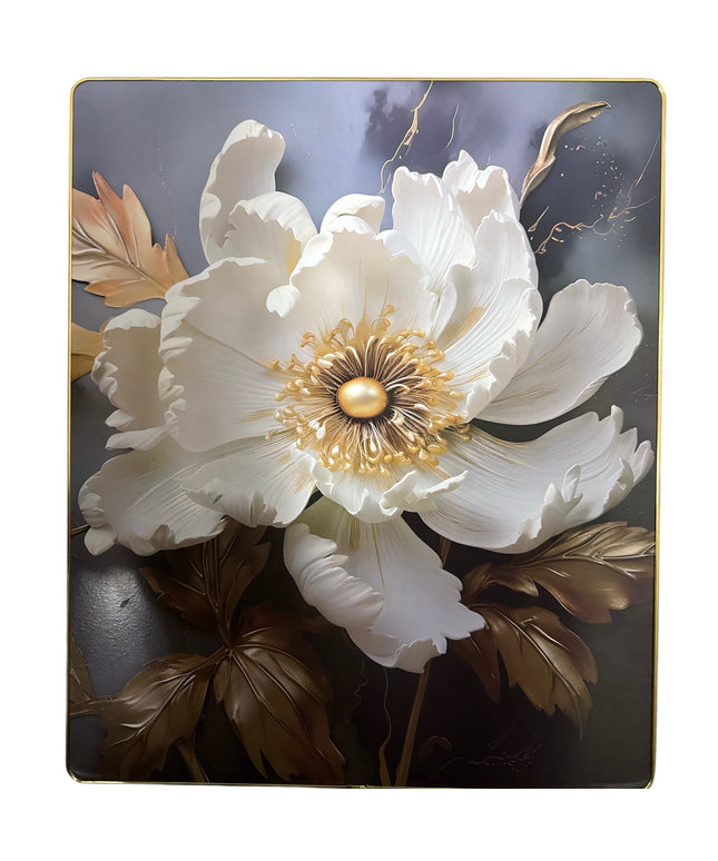 Tablou Decorativ -Floare Albă 58x48cm cod 1148-3