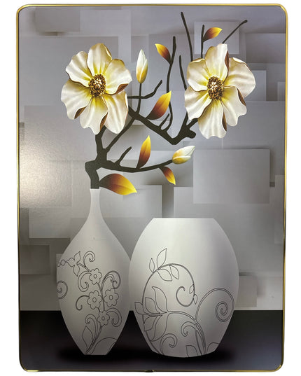 Tablou Decorativ-Flori Albe  55x40cm cod 1148-1