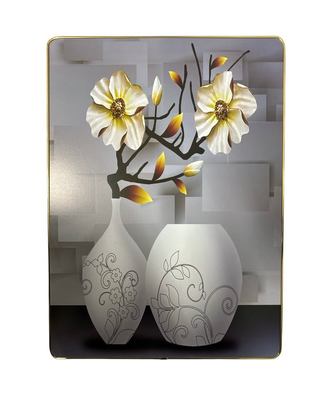 Tablou Decorativ-Flori Albe  55x40cm cod 1148-1