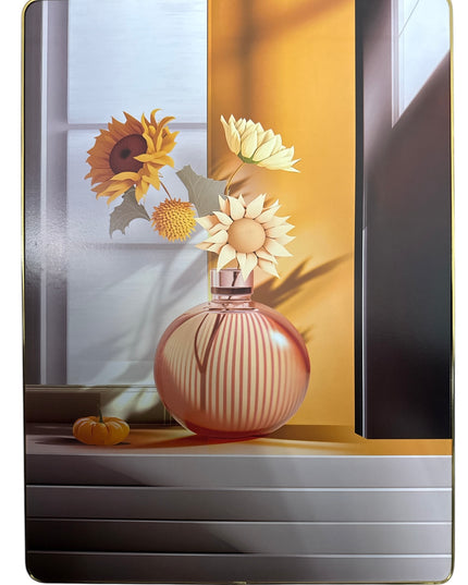 Tablou Decorativ-Vază cu Floarea Soarelui 55x40cm cod 1148-1