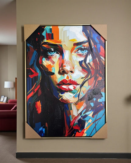 Tablou Portret Multicolor 70x50cm cod 1114-2