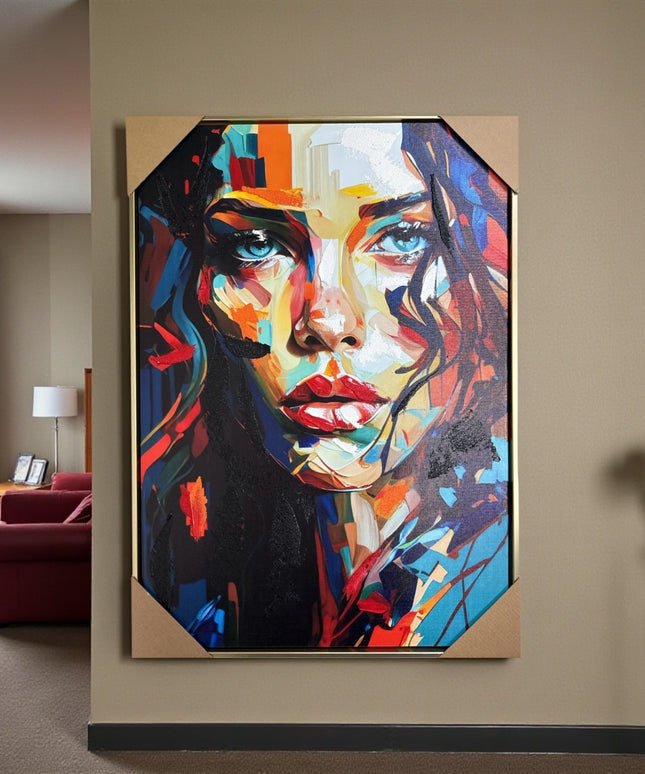 Tablou Portret Multicolor 70x50cm cod 1114-2