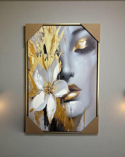 Tablou Portret Monocrom  60x40cm cod 1114-1