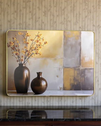 Tablou Vaze Aurii 40x30cm cod 1148-4
