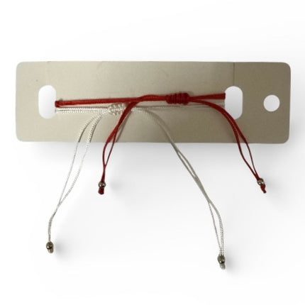 Set brățări Duo Inimă magnetică și șnur reglabil, Cod 1110-3